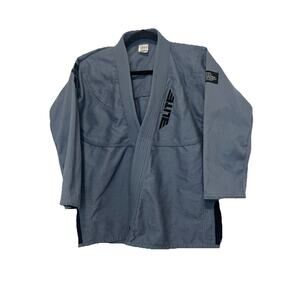 Elite Sports Unisex BJJ Gi Jacket A2 Short Blue Pearl Weave Jiu Jitsu MMA Sport